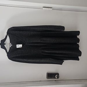 🌟New size 1X dark gray long sleeve Charlotte Russe dress